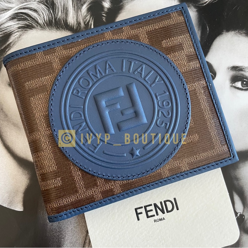 FENDI FF Vetrificato Print Billfold Men’s Wallet